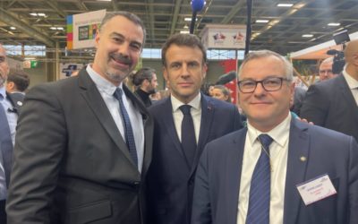 Frédéric Faure meets President Macron
