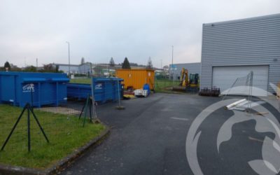 Work in progress at our site in Saint Lô