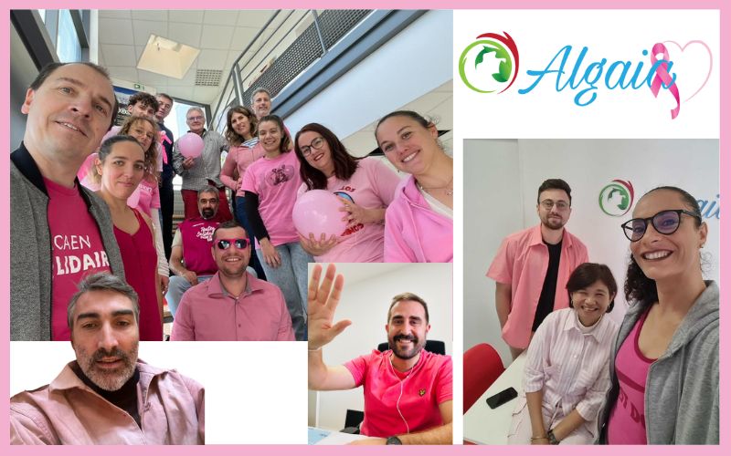 Les salariés d’Algaia unis pour Octobre Rose